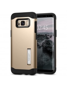 Spigen Slim Armor Kickstand Skal Cover till Samsung Galaxy S8 - Guld