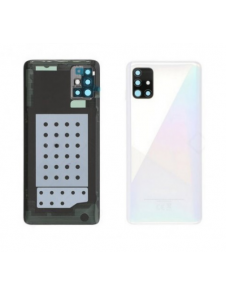 Samsung Galaxy A21s Batterilock - Vit (Service Pack)