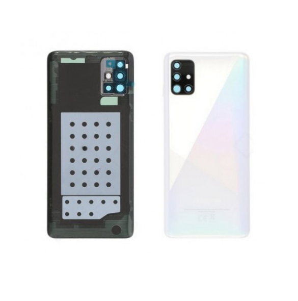Samsung Galaxy A21s Batterilock - Vit (Service Pack)