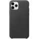 Apple MWYE2ZM/A Läderskal till iPhone 11 Pro - Svart