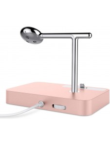 Belkin F8J183VFC00 Valet Lightning Dock till iPhone 8, iPhone 8 Plus, iPhone X - Rose Gold