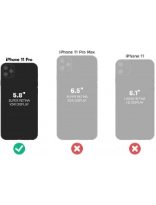 OtterBox 77-63457 LifeProof Flip Wallet Case till iPhone 11 Pro - Dark Knight