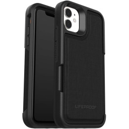 OtterBox 77-63484 LifeProof Flip Wallet Case till iPhone 11 - Dark Knight