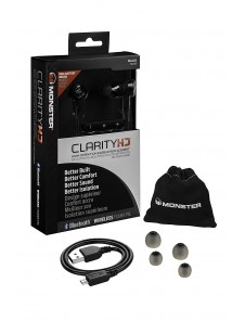 Monster Clarity HD In-Ear Bluetooth Wireless Headphones - Svart / Svart Platinum (137030)