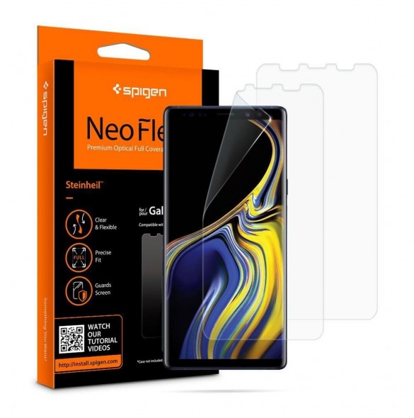 Spigen Neo Flex Case skärmskyddsfilm för Samsung Galaxy Note 9 - 2pcs