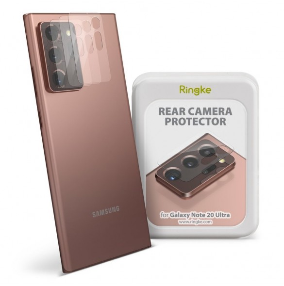 Ringke Invisible Defender 3x ID Camera Tempered Glass 0.15mm för Samsung Galaxy Note 20 Ultra - 3pcs