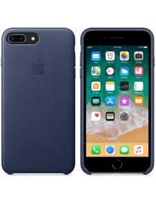 Apple MQHL2ZM/A till iPhone 7 Plus, iPhone 8 Plus Läderskal  - Mystic Blå