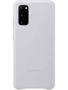 Samsung EF-VG980LSEGEU läderfodral äkta läder väska till Samsung Galaxy S20 - Ljusgrå