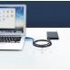 Bakåtkompatibel med USB 1.1-portar på datorn.