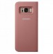 Samsung EF-NG950PPE LED View Cover Vikbart Fodral Till Samsung Galaxy S8 - Rosa