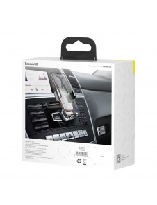 Baseus Metal Age Gravity Car Mount (CD-version) - Vit