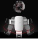 Baseus Metal Age Gravity Car Mount (CD-version) - Vit
