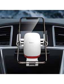 Baseus Metal Age Gravity Car Mount (CD-version) - Vit