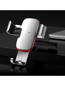 Baseus Metal Age Gravity Car Mount (CD-version) - Vit
