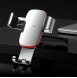 Baseus Metal Age Gravity Car Mount (CD-version) - Vit