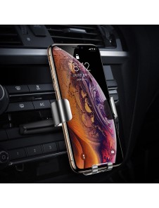 Baseus Metal Age Gravity Car Mount (CD-version) - Vit
