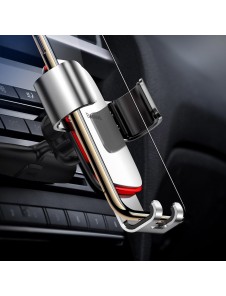 Baseus Metal Age Gravity Car Mount (CD-version) - Vit