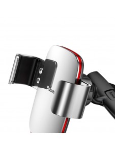 Baseus Metal Age Gravity Car Mount (CD-version) - Vit