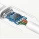 Ugreen MFI-adapter från Lightning till hörlursuttag 3,5 mm-port - Vit (US21230759)