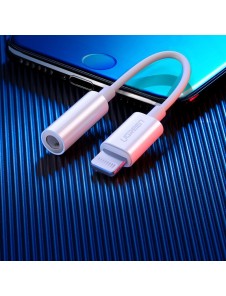 Ugreen MFI-adapter från Lightning till hörlursuttag 3,5 mm-port - Vit (US21230759)