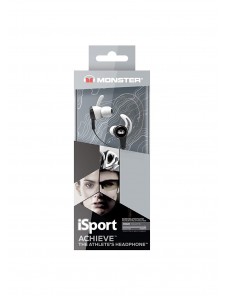 Monster 137092-00 iSport Achieve In-Ear 3,5mm Headphones - Svart