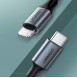 Ugreen MFI USB Type C - Blixtkabel Strömförsörjning 3 A 480 Mbps 1 m - Grön (80564US304)