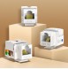 RJ45 Cat6 KEYSTONE JACK: stöder ledningar för T568A och T568B med färgkodade 110 block.