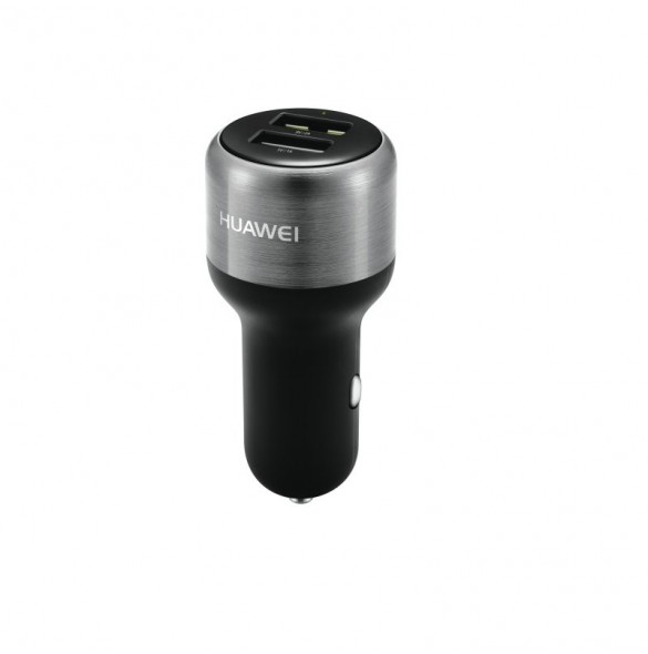 Huawei Car QuickCharger, 2USB-A m. USB-C-kabel, 3,5A, svart