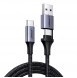 För datasynkronisering stöder denna USB c till USB a 2.0-kabel Max 480 Mbps.