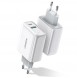 En PD 3.0 och den andra av Quick Charge 3.0, så att du samtidigt kan ladda två enheter med USB C och USB A.
