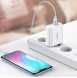 Den stöder protokollet QC 4.0, QC 3.0 och QC 2.0, möjliggör snabb laddning för kompatibla mobiler.