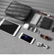 2 nätfickor för mus, telefon, externt batteri, powerbank etc.