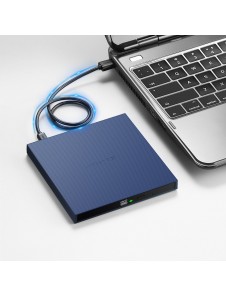 Ugreen extern USB DVD optisk enhet läs skriv - Grå (40576CM138)