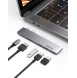 Ta bort MacBook-skyddet innan du ansluter typ C-hubadapter.