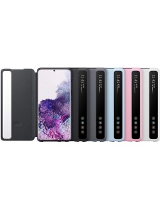 Samsung Clear View Cover med intelligent skärm för Samsung Galaxy S20 Plus - Svart (EF-ZG985CBEGEU)