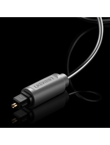 Ugreen digital optisk ljudfiberkabel 3 m Toslink SPDIF - Grå (10771)