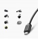 USB-port: endast strömförsörjning, ingen dataöverföring