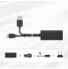 Kan inte fungera som USB Ethernet-adapter för PC, USB-porten på denna adapter är endast för laddning och inte för anslutning