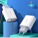 Ugreen USB Power Delivery 3.0 Quick Charge 4.0+ väggladdare 20W 3A - Vit (60450)