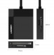 USB 3.0-kabellängd: 0,5 m / 1,5 fot.