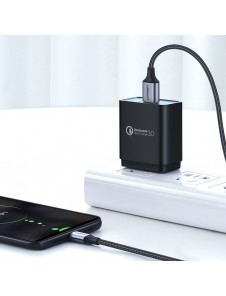 Ugreen USB - micro USB-kabel 1m - Grå (60146)