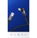 Inbyggt Apple-chip, garanterar 100% kompatibilitet med laddning och synkronisering med alla 8-stifts blixt Apple iOS.