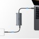 1000 Mbps Ethernet-port säkerställer definitivt ett mer stabilt och snabbare trådbundet nätverk än WiFi.