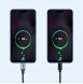 Slitstark nylonflätad exteriör gör denna USB C-laddningskabel stark, flexibel och trasselfri.