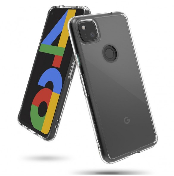 Ringke Fusion PC Case med TPU Bumper till Google Pixel 4A - Klar