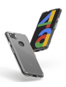 Ringke Fusion PC Case med TPU Bumper till Google Pixel 4A - Klar