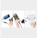 Kontaktdon: Vändbar USB typ C hane; Micro USB-hona.