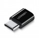 USB typ C (hane)
, Micro USB typ B (hona)