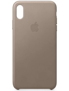 Apple MRWR2ZM/A Läder Skyddande till iPhone XS Max - Taupe