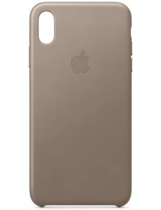 Apple MRWR2ZM/A Läder Skyddande till iPhone XS Max - Taupe